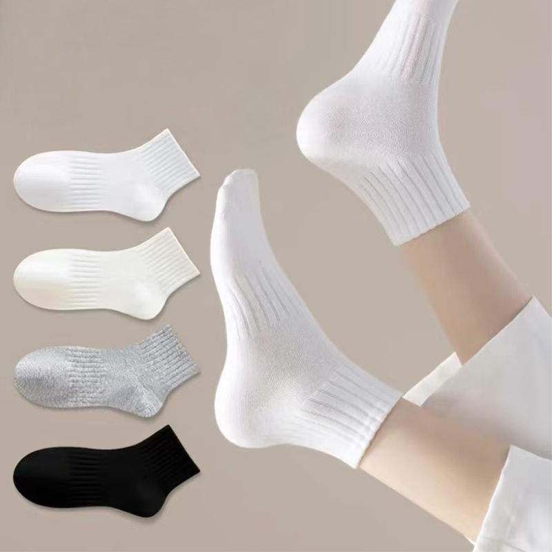 Calcetines deportivos transpirables de algodón para mujer