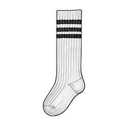 Calcetines hasta la rodilla