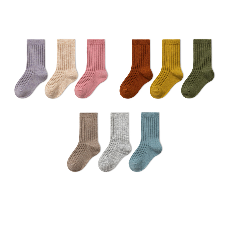 Calcetines clásicos de mezcla de lana para mujer envueltos individualmente