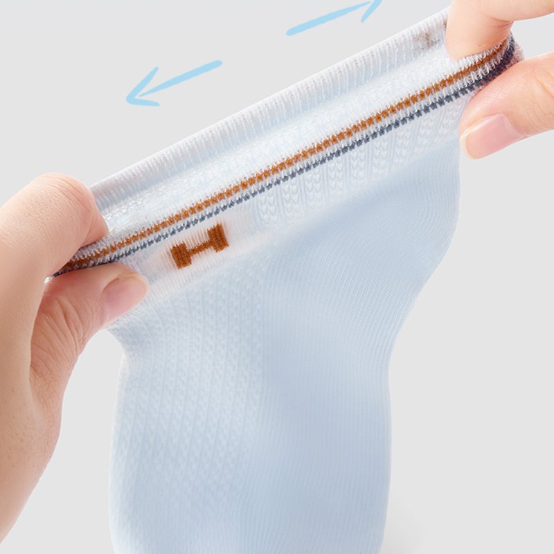 Calcetines deportivos y casuales para niños con diseño de malla transpirable