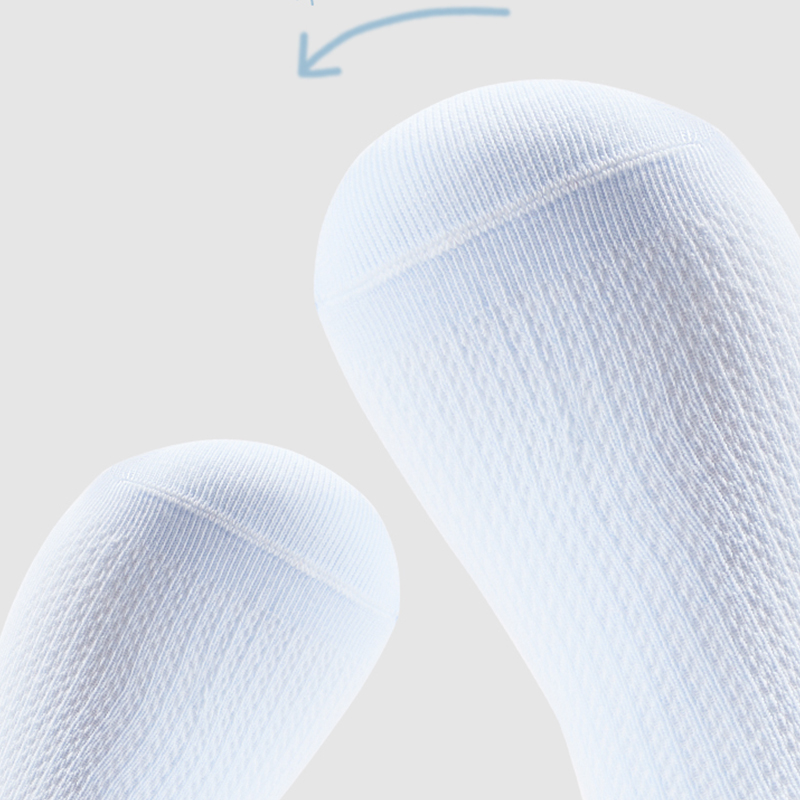 Calcetines deportivos y casuales para niños con diseño de malla transpirable