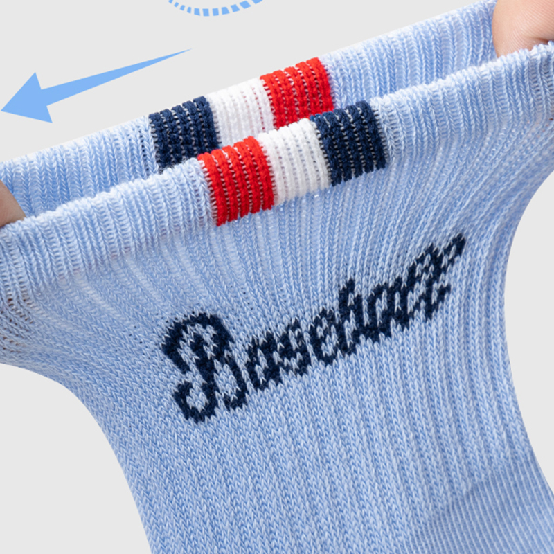 Calcetines deportivos juveniles con temática de béisbol