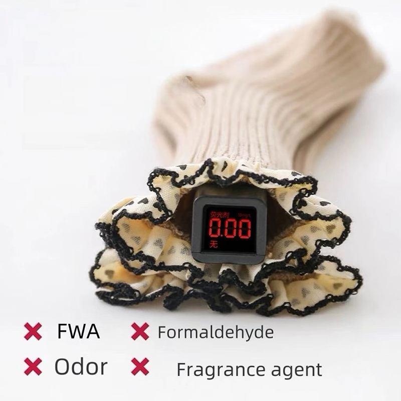 Paquete de 5 calcetines con volantes para bebés y niñas con agarres antideslizantes