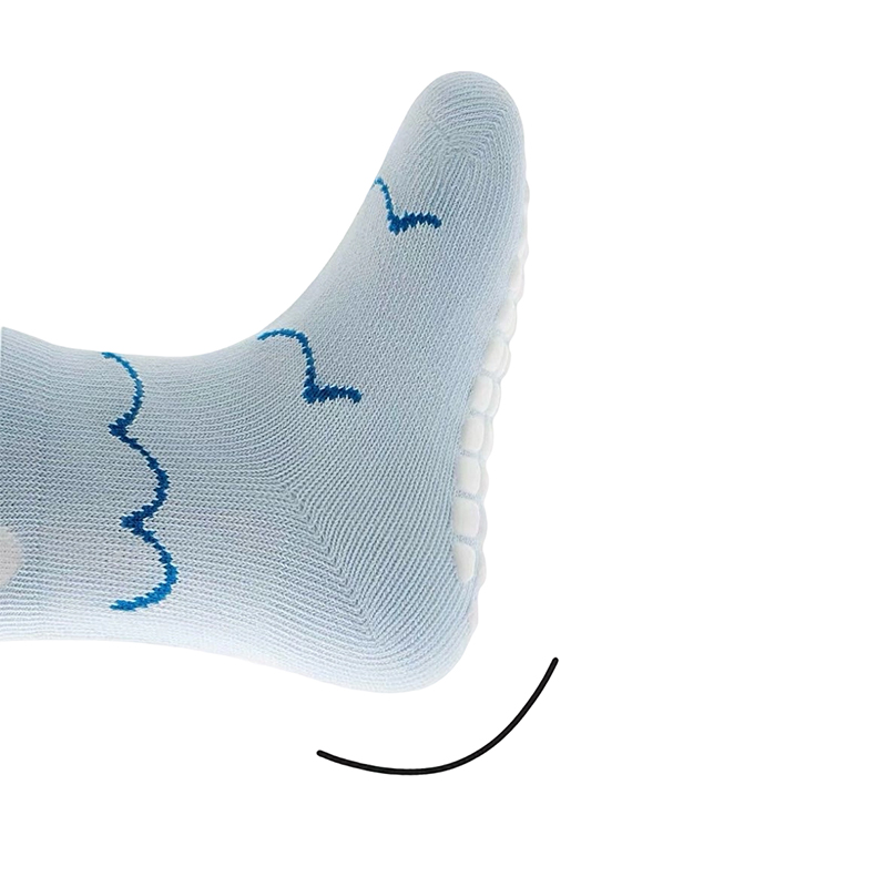 Paquete de 4 calcetines antideslizantes para bebés con empuñaduras de silicona en los tobillos de animales